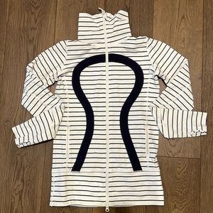Lululemon define jacket striped sz 4